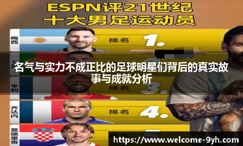 名气与实力不成正比的足球明星们背后的真实故事与成就分析